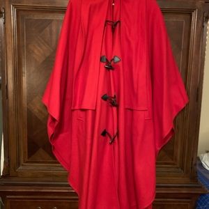 Mackintosh of New England Vintage wool poncho